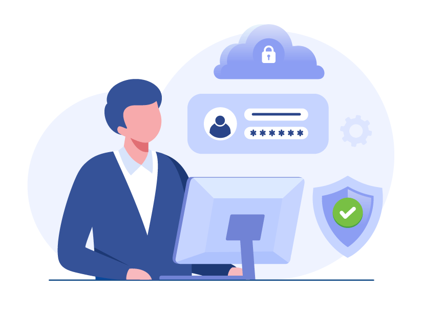 AIを活用した企業のサイバーセキュリティのイメージ