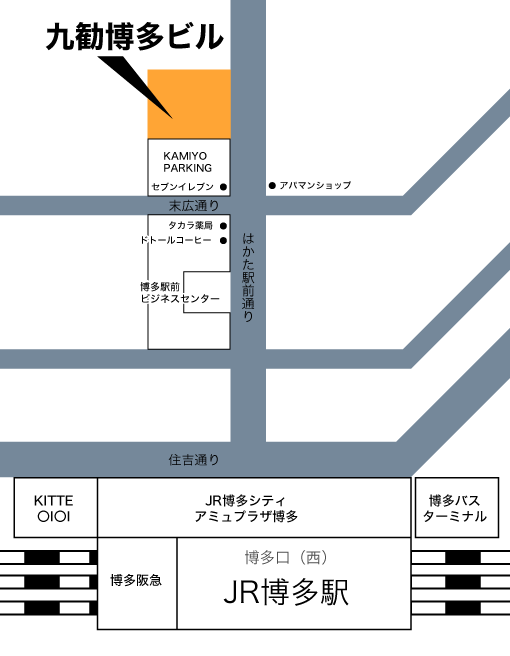 福岡事業所地図